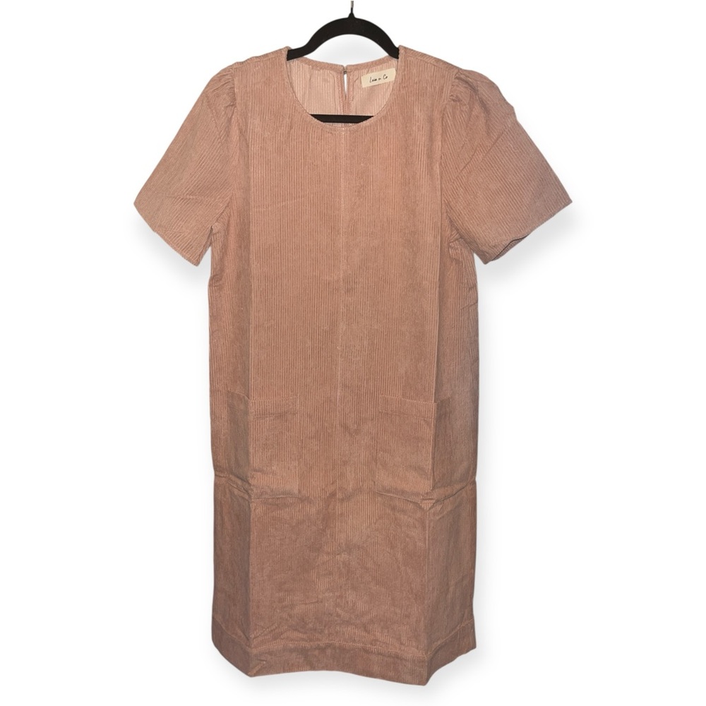 Leia n Co Lightweight Corduroy Dress